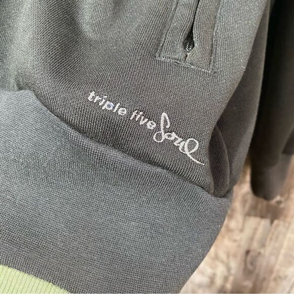 Triple Five Soul- Black Full Zip 100% Cotton Jacket- Sz. M - Picture 3 of 9
